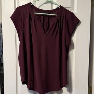 41 Hawthorn Deep Burgundy Blouse